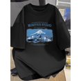 thumbnail image 1 of Men'S Cotton Short-Sleeve T-Shirt with "Mosevieux Studio" Print - Casual Commuter Top, Round Neck, Summer Style, Relaxed Fit, Casual Commuter Wear | Relaxed Fit Tee | Cotton Fabric, Casual Sporty Tee, 1 of 6