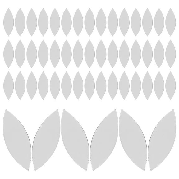 Raindrops 150PCS Petal Shape Mirror Tiles Mini Size Mirror Self Adhesive Mirror Small Mirror DIY Mirror Tiles for Arts and Crafts Projects Room Decor