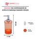 thumbnail image 3 of Dispensador de Jabon Acrilico Namaro Design Naranja BA-430674, 3 of 4