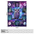 thumbnail image 4 of Nawypu Owl Blanket Soft Cozy Throw Blanket Lightweight Plush Warm Blankets Camping Animals Blanket Owl Gifts for Owl Lovers for Women Men for Holiday Sofa Couch for All Season Owl Decor, 4 of 6