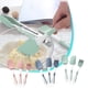 thumbnail image 1 of Juego de espátulas de silicona Juego de utensilios de cocina de 3 piezas | Herramientas antiadherentes para hornear | Alta resistencia al calor | Espátula raspadora de cepillo de aceite | Empuñadura, 1 of 7