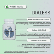 For Long Life - Dialess - Diabetic Supplements, Dialess Daily Diabetic Multivitamin Tablets, 30 Capsules