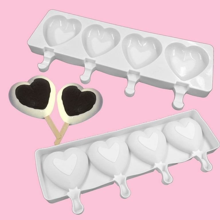Heart Cake pop slice icecream Mold - Christines Molds