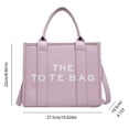 thumbnail image 5 of Bolso de mano para mujer, moderno bolso de mano de piel sintética, cartera con asa superior, bolso bandolera informal, 5 of 5