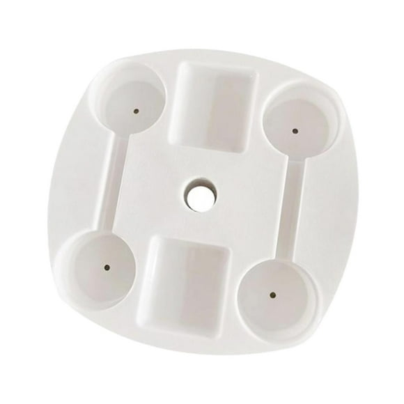 Summer Beach Umbrella Table Trays with 4 Cup Holders,Portable Beach Snacks Drink
