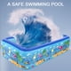 thumbnail image 3 of Piscina Inflable PVC Ygjytge Patrón Dibujos Animados Bañera Baño para Bebé Familiar (M), 3 of 9