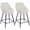 Cream White, variant on HOMCOM Swivel Bar Stools Set of 2 26" Counter Height Barstools, Cream White