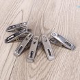 thumbnail image 3 of KALLORY Stainless Steel Clothes Peg Metal Clips Silver 40Pcs Multifunctional, 3 of 10