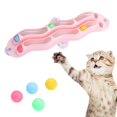 thumbnail image 4 of Juguete de La Diversión Del Entrenamiento Del Gato de Del Disco de Del de La Bola Y de Del Gato Del Animal Domést Rosado Sunnimix pelota interactiva de juguetes para gatos, 4 of 6