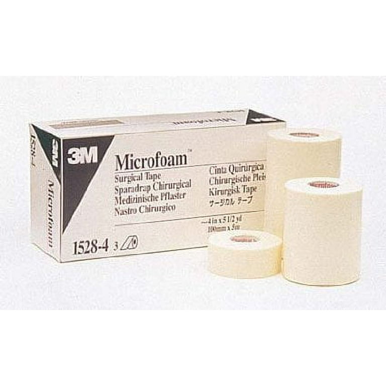3M Microfoam Surgical Tape, 1 inch x 5-1/2 Yard / Box of 12