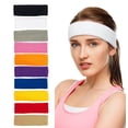 thumbnail image 4 of 1 Pack Sweatbands Sports Headbands for Men  Women Athletic Exercise Gym Workout Running Sweat Headbands Sweat Head Bands, 4 of 10
