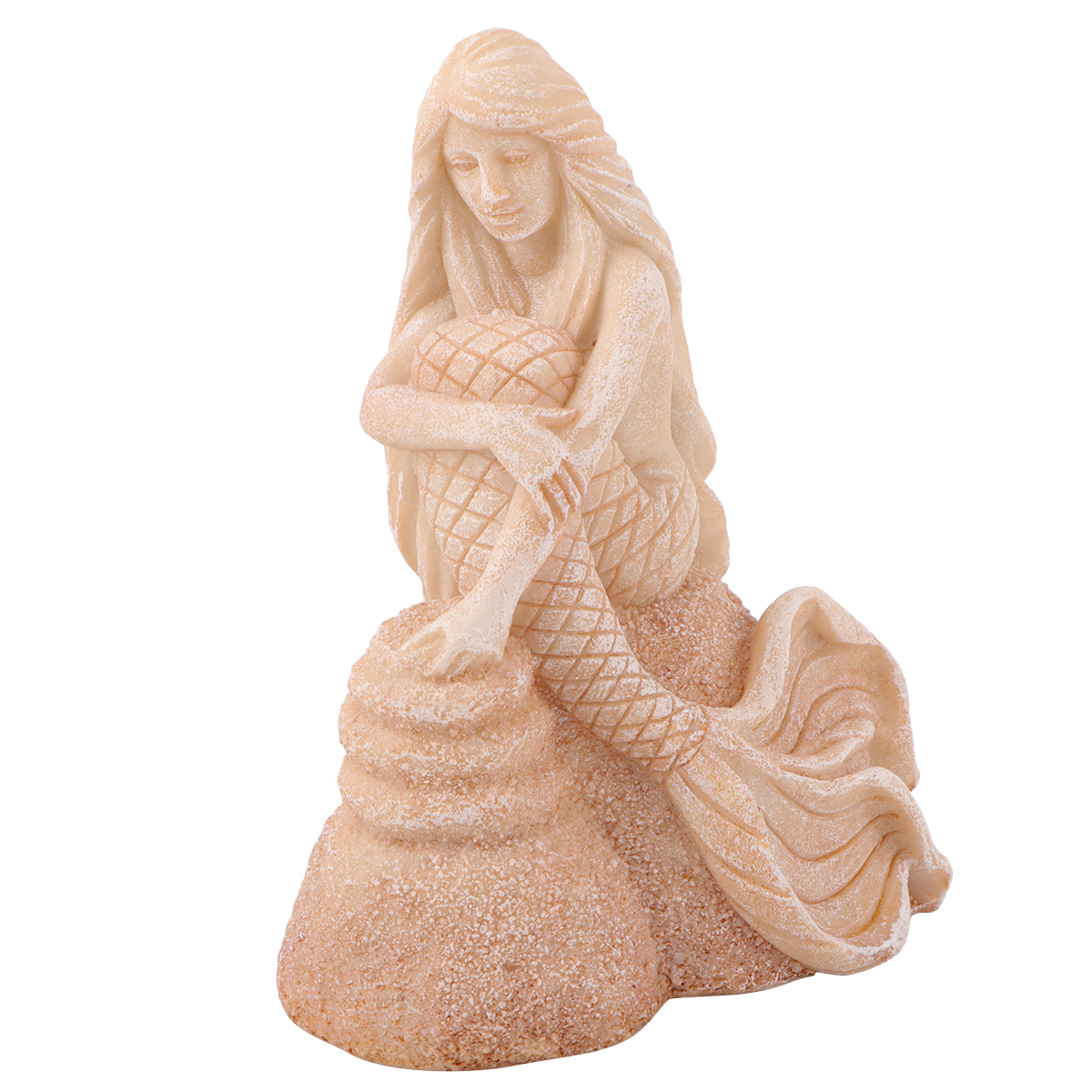 NUOLUX Fish Aquarium Tank Mermaid Ornament Landscaping Resin Statue