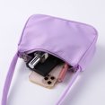 thumbnail image 3 of Bolso Retro para Mujer Con Cadena Mariposa Color para Axilas Bolso Mano Hobos (púrpura), 3 of 9