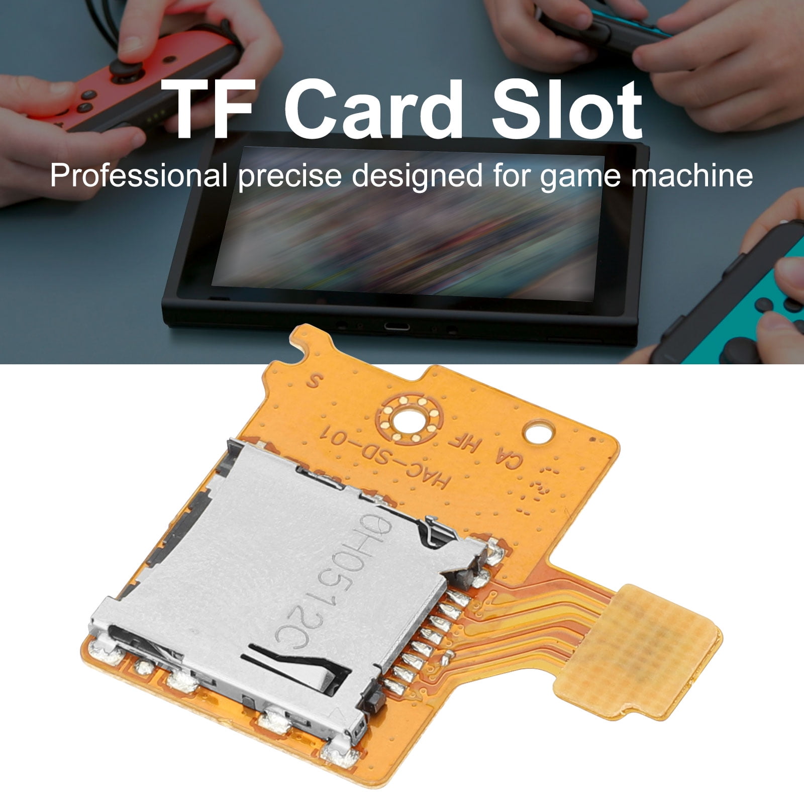 EEEkit Micro SD TF Card Slot Socket Reader Board Fit for Nintendo Switch  Console Replacement, Micro TF SD Card Slot Replacement Repair Part  HAC-SD-01, HAC-001, HAC-001(-01) 6.2 - Walmart.com