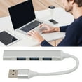 thumbnail image 1 of Fyydes USB Hub,USB Adapter,USB Hub Mini Portable Aluminum Alloy 4 Port USB 3.0 Expansion Hub For Flash Drives Mobile Hard Drives, 1 of 8