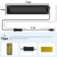 thumbnail image 5 of LED Matrix Panel Programmable Flexible Screen IP65 Display Animation Message Scrolling Sign APP Control Cars Shop Bar,A, 5 of 7
