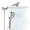 Chrome, variant on JOMOO 12 Inch Rainfall Shower Head High Pressure 10 Spray Filtered Shower Head with Handheld Combo, with Extension Arm, 71" Shower Hose