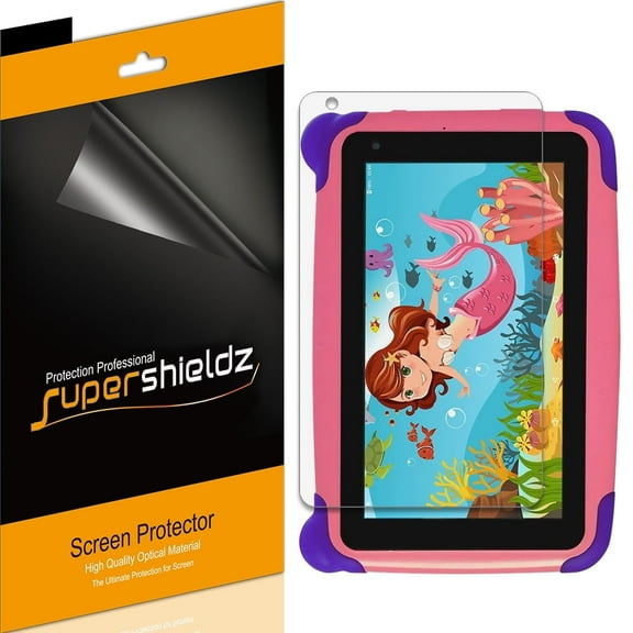 [3-Pack] Supershieldz for Contixo Kids Tablet K4 7 inch Screen Protector, Anti-Bubble High Definition (HD) Clear Shield