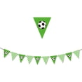 thumbnail image 1 of Paper Flag Raising Banner Triangles Style For Football Game Party Decoration And Event, 1 of 6