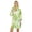 Green, variant on Bimba Women Short Cotton Robe Bridesmaid Getting Ready Wrap Cover Up