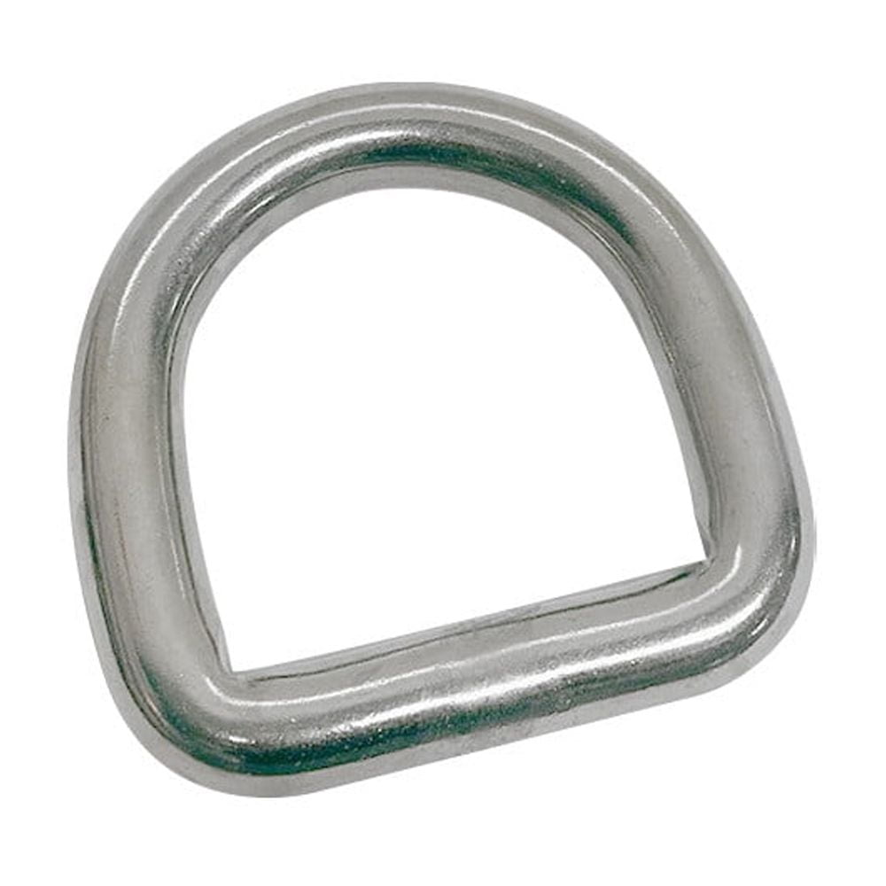 Marine Stainless Steel 3/4" Bolt-On Lashing Ring D-Ring Anchor Tie Down 4 Pcs