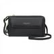 thumbnail image 1 of 2-3 Bolso bandolera Bolso de mano para mujer Monedero Negro 2 piezas BLESIY embrague de mujer, 1 of 4