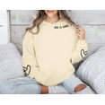 thumbnail image 2 of ALLTB Christian Sweatshirt for Women God Is Good Hoodies Plus Size Faith Pullover Bible Verse Long Sleeve Tops, 2 of 6
