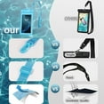 thumbnail image 4 of GAOBAO Waterproof Phone Pouch, IPX8 Cell Phone Dry Bag Case with Lanyard, Compatible with iPhone/Samsung, Up to 8.3", 2 Pack, 4 of 7