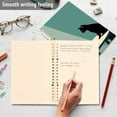 thumbnail image 4 of FORMRS 1-Subject Spiral Notebook 8" x 5" College Ruled 60 Refillable Sheet A5 Hard Cover, 2 Pack, Black Cat, 4 of 7