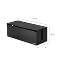 thumbnail image 7 of Yamazaki Home  Cable Management Box, ABS Plastic, Lid - L 6.1 x W 15.75 x H  5.71 inches Brown, 7 of 7