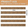 thumbnail image 3 of 5 Rolls Christmas Ribbon 1.5 inch Wide Decorative Ribbon for Gift Wrapping and Holiday Decorations Tiger Stripes Pattern, 3 of 7