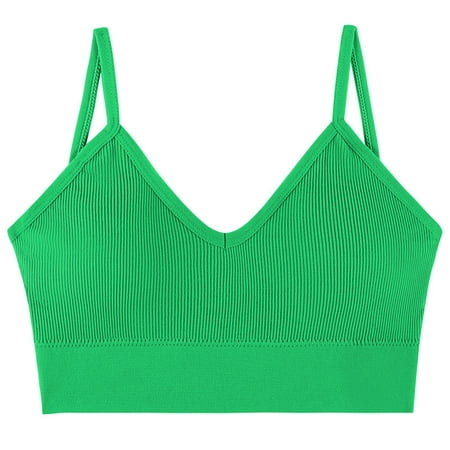 LLYWEY Ladies Bras on Sale Plus Size Bras Women Wireless Ladies Demi Cup Bra Style-944 Women s Plus Molded Cup Bra Feature Adult Female Bralette Sports Bras Green 42B