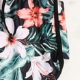 thumbnail image 4 of Conairie Womens Swim Shorts Full Coverage High Cut Swimsuit Comfortable Floral Print Ruched Scrunch Swim Bottom Black L, 4 of 8