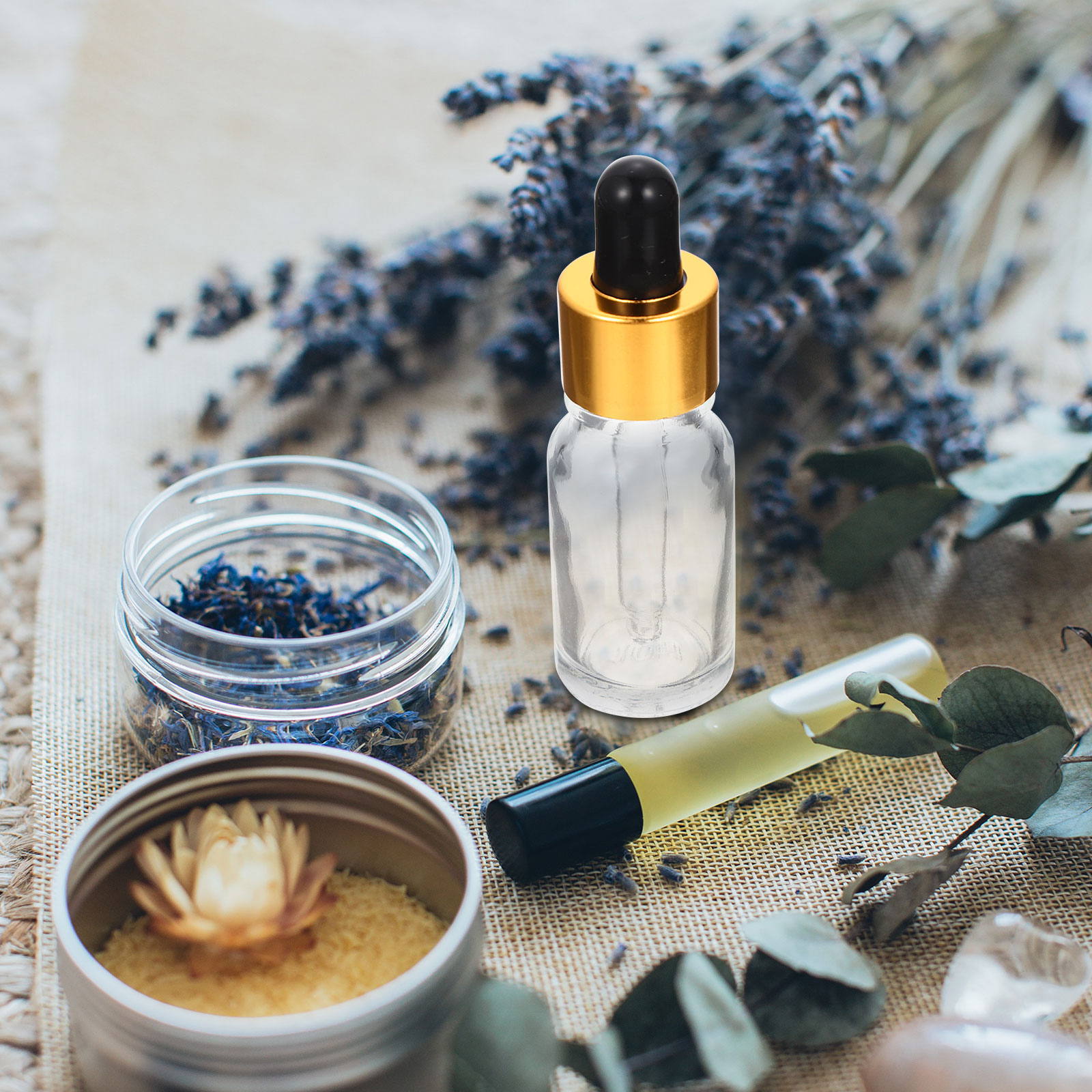 Soimiss White Glass Dropper Bottles for Essential Oils and Storage Use 20Pcs