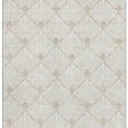 thumbnail image 4 of HomeRoots 672693 8 x 10 ft. Ivory & Beige Abstract Geometric Transitional Washable Machine Made Rectangle Area Rug with UV Protection, 4 of 9