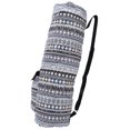 thumbnail image 3 of Bolsa para esterilla de yoga, multifuncional, ajustable, con correa para el hombro, para ejercicio, color negro y blanco, 3 of 10