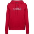 thumbnail image 2 of Women's Levelwear Red Los Angeles Angels Adorn Journey Hoodie, 2 of 3