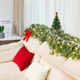 thumbnail image 3 of Guvpev 6FT Lifelike Cedar Christmas Garland, Artificial Realistic Faux Green Cedar Pine Garland, Thick and Lush, Soft Bendable, for Home Fireplace Indoor/Outdoor Christmas Holiday Party Decorations, 3 of 9