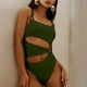 thumbnail image 2 of Traje de baño Gibobby bikini de color sólido con tirantes Sexy para Mujer, 2 of 5