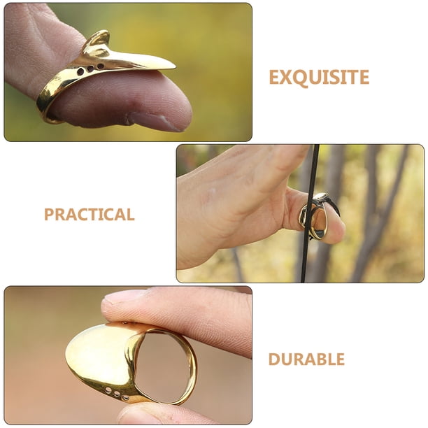 Anneau De Pouce En Laiton Pour Tir à L’arc Traditionnel – Protection Robuste Et Confortable Pour Archers