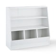 thumbnail image 4 of Mainstays Kids Bin Storage and Two-Shelf Bookcase, White, 4 of 8