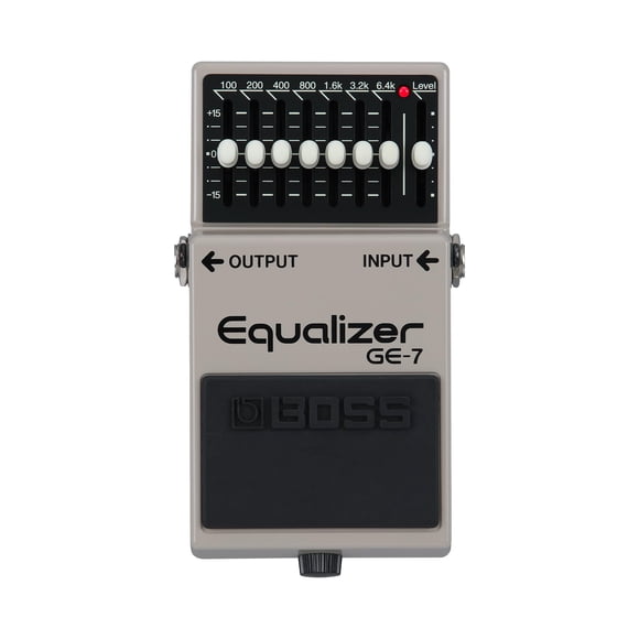Pedal ecualizador BOSS GE-7 de 7 bandas para guitarra