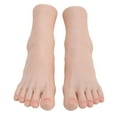 thumbnail image 2 of Silicone Foot Model,  Silicone Feet 1 Pair Soft Touch  for Photography, 2 of 7