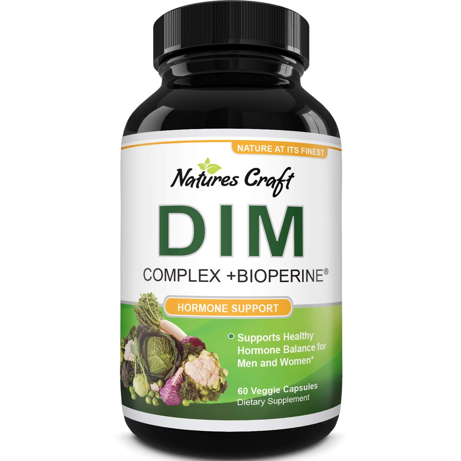 DIM Supplement with Broccoli Extract Natural Hormone Balance Support 60