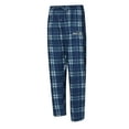 thumbnail image 4 of Men's Concepts Sport College Navy/Heather Gray Seattle Seahawks Regulate Long Sleeve T-Shirt and Plaid Pant Set, 4 of 5
