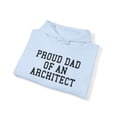 thumbnail image 4 of Architect Dad Hoodie Gifts Hooded Sweatshirt Pullover Shirt, 4 of 4