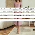 thumbnail image 6 of Womens Pajamas Plus Size Set Short Sleeved 3/4 Length Pants Two Piece for Middle and Elderly People Home Wear., 6 of 6