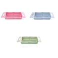 thumbnail image 3 of Injueey Colador ajustable para verduras, escurridor extensible, escurridor de plástico plegable, herramienta para platos, accesorios de cocina para el Suministros de limpieza para el hogar Rosado Injueey HA066748-01, 3 of 6