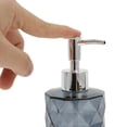 thumbnail image 3 of Unique Bargains 1 Pc Durable Diamond-shaped Soap Dispenser 11.16oz Gray Silver Tone, 3 of 6