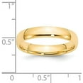 thumbnail image 3 of Avariah Diamonds 14k Yellow Gold 4.2mm Lightweight Comfort Fit Wedding Band Size 13.5 - Ring Size 13.5, 3 of 6
